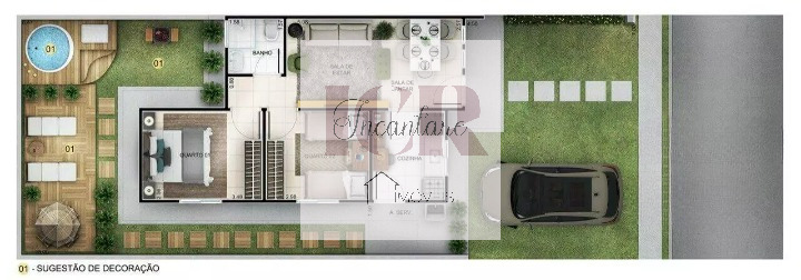 Casa de Condomínio, 2 quartos - Foto 29